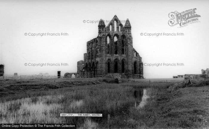 Photo of Whitby, The Abbey c.1960