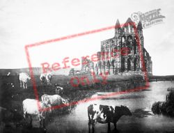 The Abbey From The East c.1930, Whitby