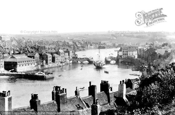 Photo of Whitby, The Bridge 1901