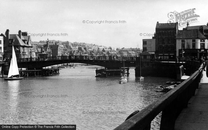 Photo of Whitby, The Bridge c.1935