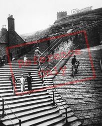 The Church Steps c.1930, Whitby