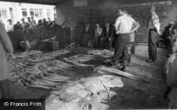The Fish Auction c.1960, Whitby