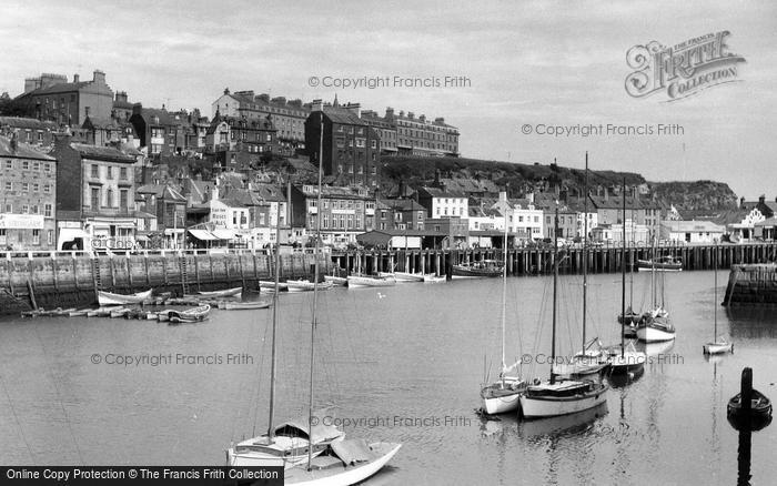 Photo of Whitby, The Harbour c.1960