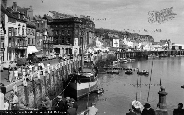 Photo of Whitby, The Harbour c.1960