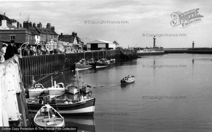 Photo of Whitby, The Harbour c.1960