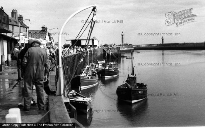 Photo of Whitby, The Harbour c.1960