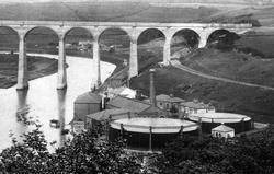 The Viaduct And Gas Works 1884, Whitby