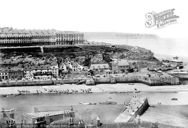 Photo of Whitby, West Cliff 1891