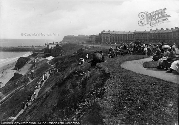 Photo of Whitby, West Cliff 1913