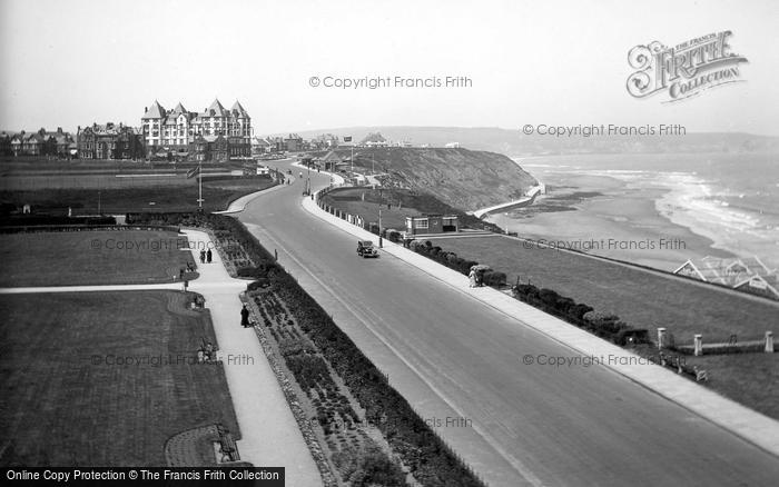 Photo of Whitby, West Cliff And Gardens 1934