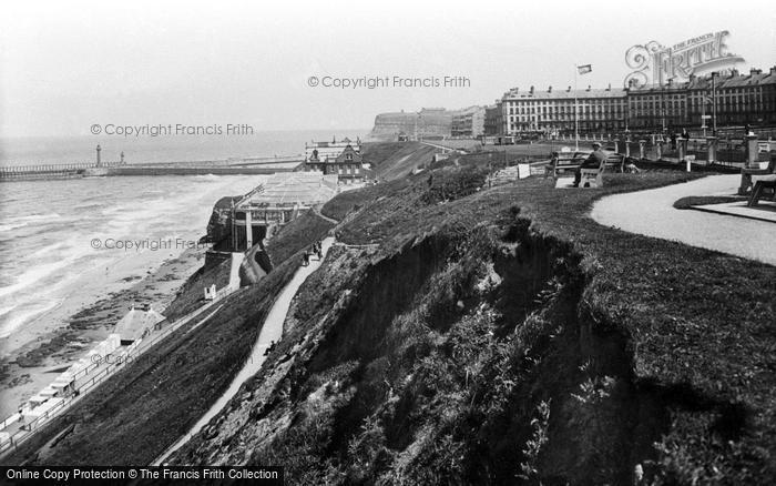 Photo of Whitby, West Cliff And New Promenade 1934