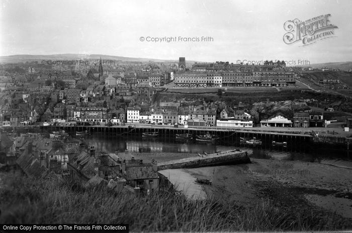Photo of Whitby, West Cliff c.1950