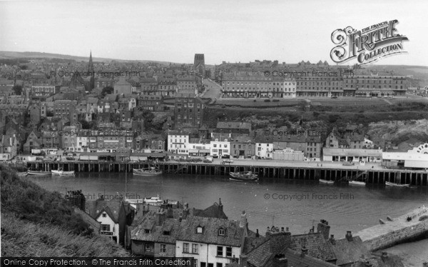 Photo of Whitby, West Cliff c.1960
