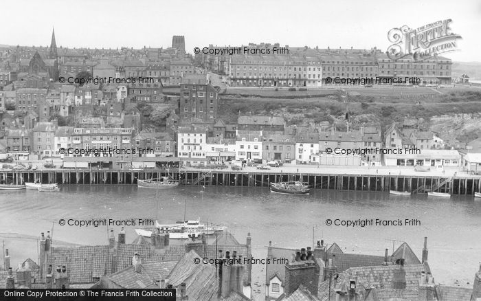 Photo of Whitby, West Cliff c.1960