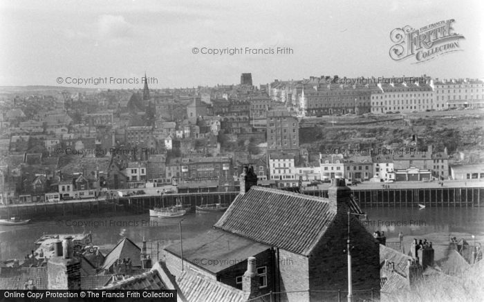 Photo of Whitby, West Cliff c.1963