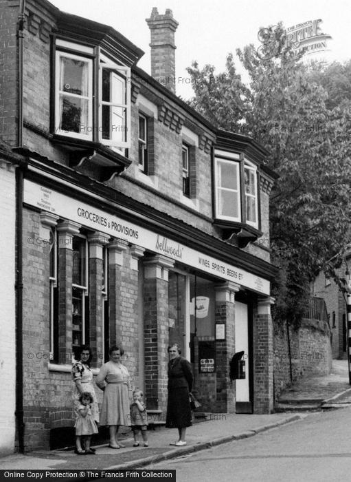 Photo of Whitchurch, At The Village Shop c.1955