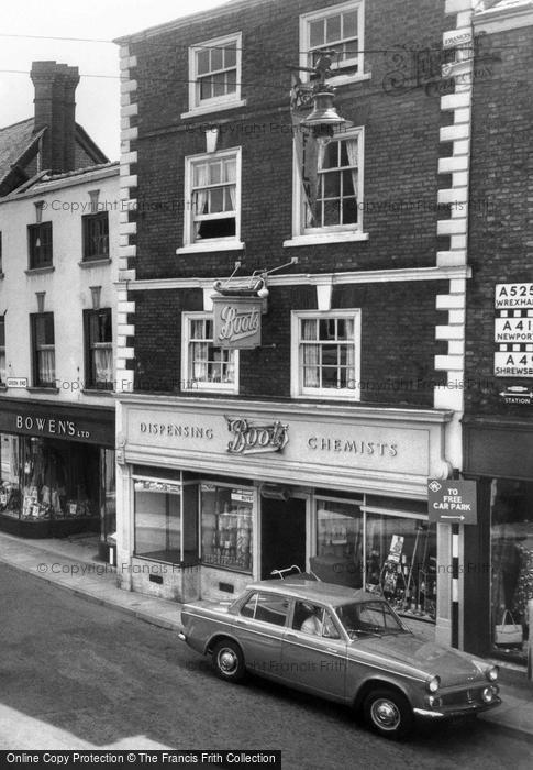 Photo of Whitchurch, Boots Chemist, Green End c.1965
