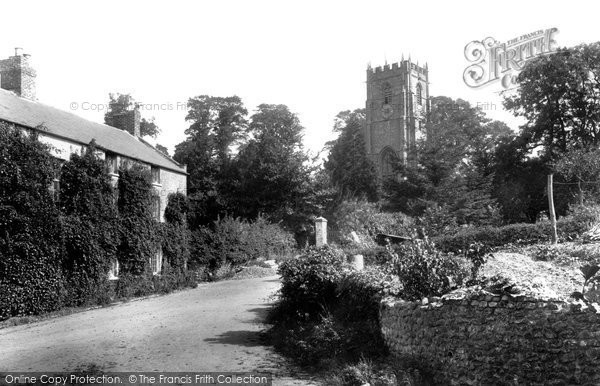 Photo of Whitchurch Canonicorum, Church of St Candida from the west 1900