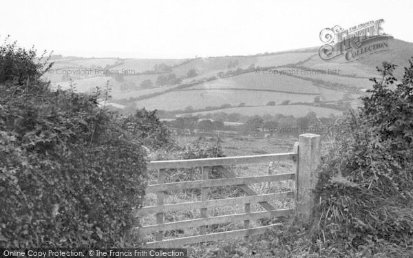 Photo of Whitchurch Canonicorum, View From Goodens Hill c.1955