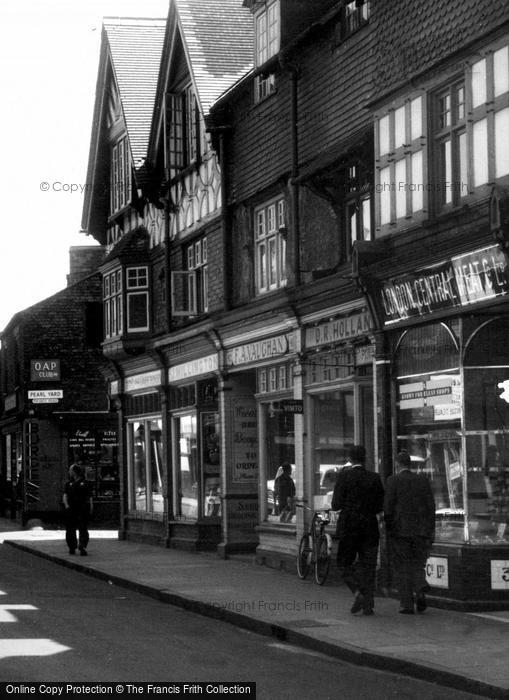 Photo of Whitchurch, Shops In Green End c.1955