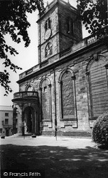 St Alkmund's Church c.1955, Whitchurch