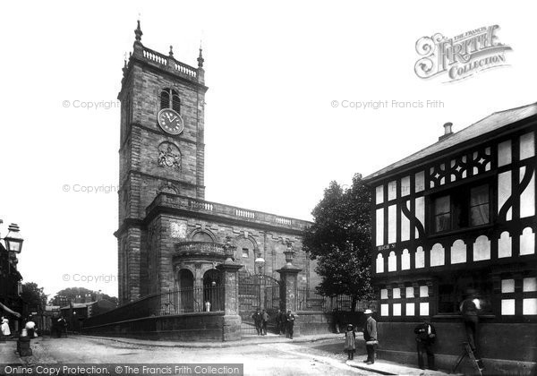 Photo of Whitchurch, St Alkmund's Church From The South West 1901