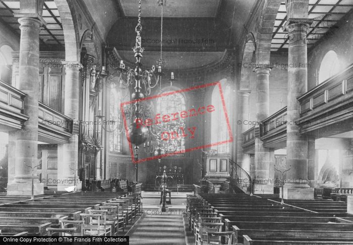 Photo of Whitchurch, The Parish Church Interior 1898