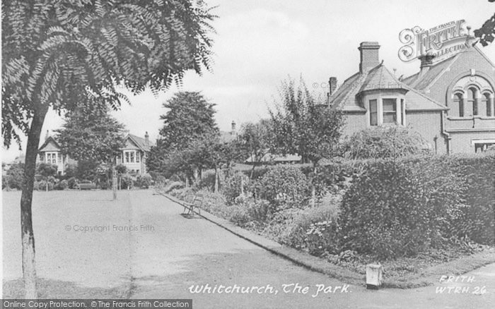 Photo of Whitchurch, The Park c.1950