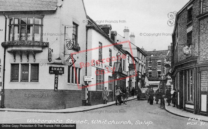 Photo of Whitchurch, Westgate Street c.1955