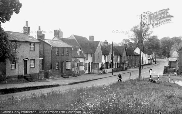 Photo of White Colne, From The Green c.1955