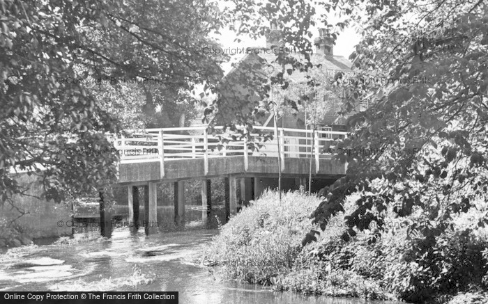 Photo of White Colne, River Colne c.1955