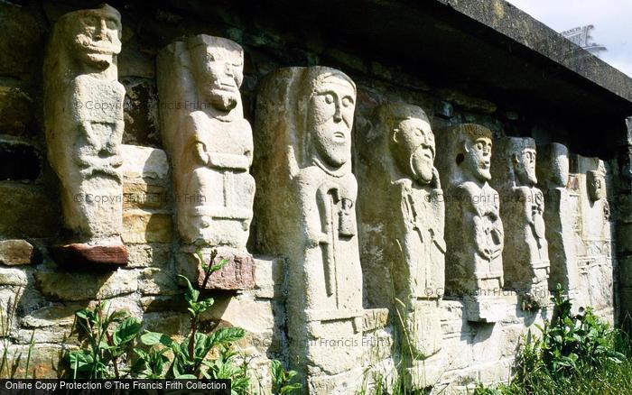 Photo of White Island, Figures In The Ruins Of The Monastery c.1995