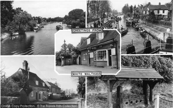 Photo of White Waltham, Composite c.1955