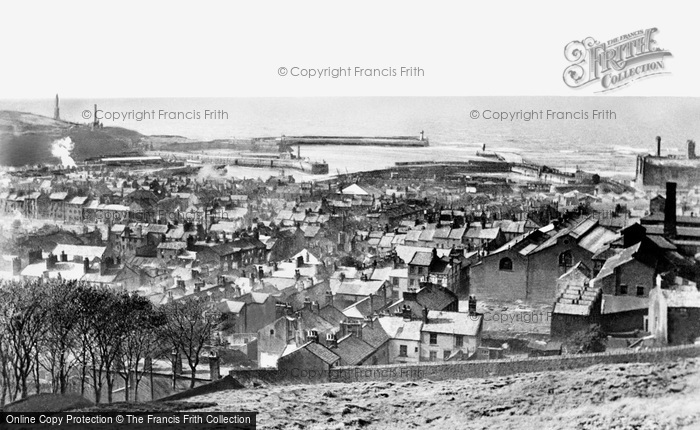 Photo of Whitehaven, Harbour And Town 1950