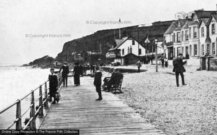 Photo of Whitehead, Esplanade And Yacht Club House c.1900