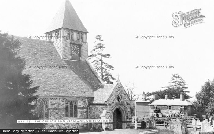 Photo of Whiteparish, All Saints Church c.1955