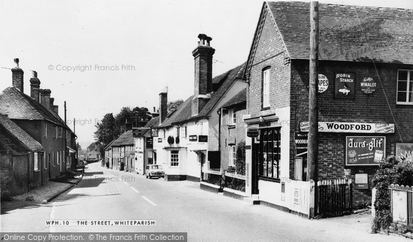 Photo of Whiteparish, The Street c.1955