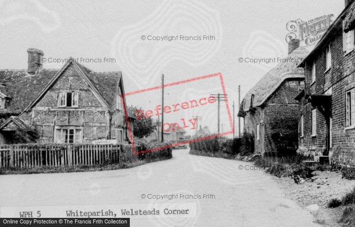 Photo of Whiteparish, Welsteads Corner c.1955