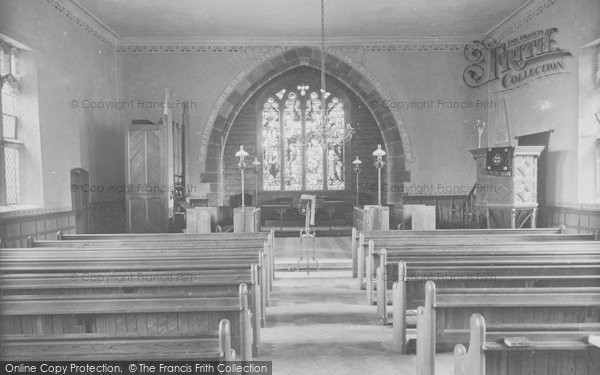 Photo of Whitewell, The Church Interior 1921