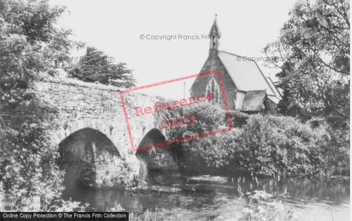 Photo of Whitland, Church And Bridge c.1965