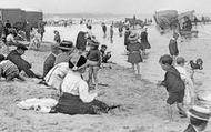People On The Beach c.1910, Whitley Bay