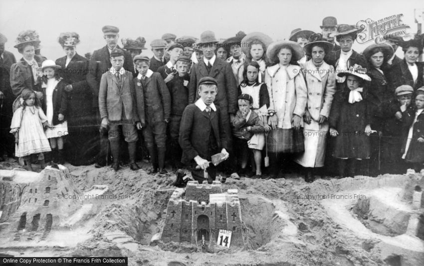 Whitley Bay, Sandcastle Competion 1908