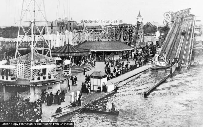 Photo of Whitley Bay, Spanish City Funfair c.1910