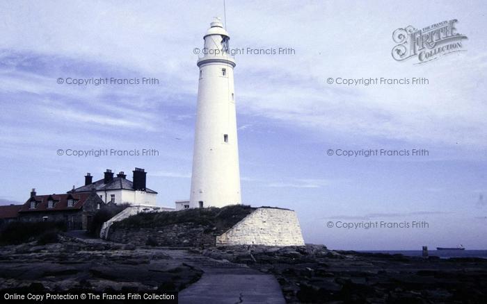 Photo of Whitley Bay, St Mary's Lighthouse 1986