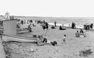 Whitley Bay, the Sands c1955