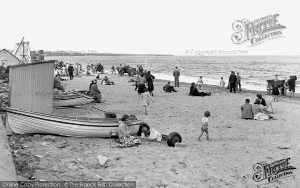 Photo of Whitley Bay, the Sands c1955