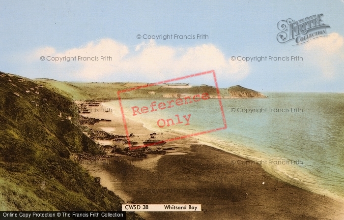 Photo of Whitsand Bay, c.1960