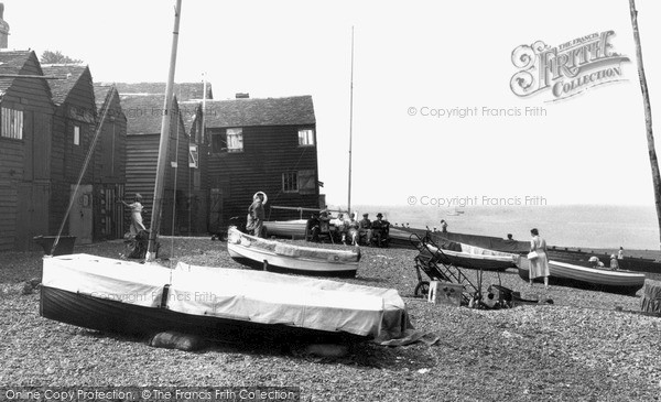 Photo of Whitstable, The Beach 1950