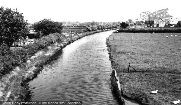 Photo of Whittington, Canal From Bridge c.1965