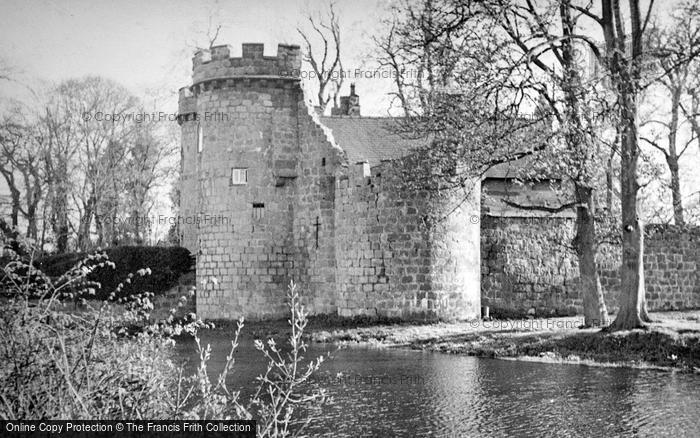 Photo of Whittington, Castle And Moat c.1952